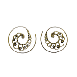 Boucles d'oreilles Spirales arabesques or 347387