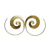Boucles d'oreilles Spirales larges or 347432