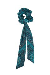 Chouchou 2en1 foulard amovible bleu bohème 327592