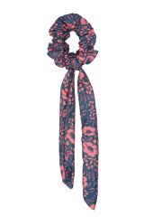 Chouchou 2en1 transformble en foulard  hibiscus