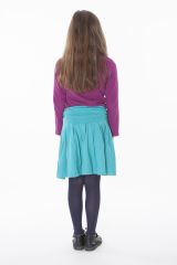 Jupe Turquoise pour Enfant Ethnique et Colorée Leila 286102