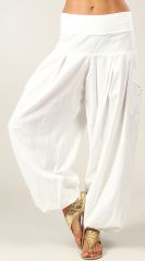 Pantalon Blanc pour Femme Yoga et Détente Audric 282314