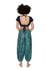 Pantalon chic pour femme imprimé ethnique à poches Inaya