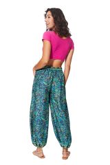 Pantalon chic pour femme imprimé ethnique à poches Inaya