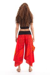 Pantalon d'été Rouge pour Femme Original et Coloré Edouard 281399