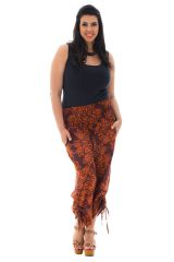 Pantalon femme ronde coupe bouffante avec motifs mandalas Lapy 291856