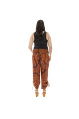 Pantalon femme ronde coupe bouffante avec motifs mandalas Lapy 291857
