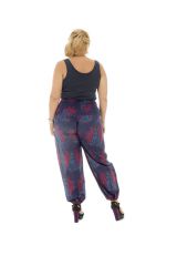 Pantalon grande taille avec imprimé original et coloré Katsy