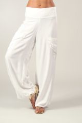 Pantalon pour Femme Fluide et Agréable Cédric Blanc 318542