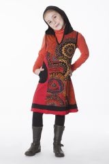 Robe à capuche originale et colorée pour enfant 287146