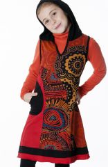 Robe à capuche originale et colorée pour enfant 287147