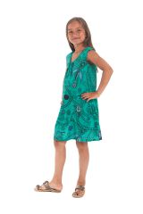 Robe d'été Prissy pour enfant Originale et Colorée Verte 279878