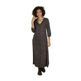 Robe femme longue tendance bohème noire Machalou