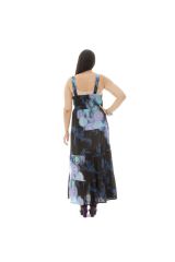 robe longue grande taille avec doublure 100% voile de coton Gisèle 290176