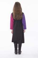 Robe mi-longue à manches longues colorée pour enfant 286368