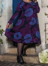 Robe mi-longue Femme ronde Ethnique et Colorée Kaitlyn Violette 274915