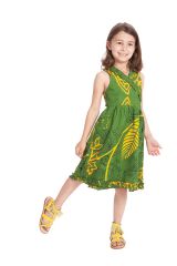 Robe Portefeuille pour Enfant Verte Colorée et Imprimée Larry 280392