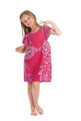 Robe pour Enfant à manches courtes Colorée et Agréable Iga Rose 279826