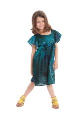 Robe pour Enfant à manches courtes Colorée et Agréable Iga Verte 279836