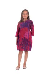 Robe pour Enfant Fushia type Orientale et Colorée Yasmine 280646