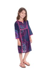 Robe pour Enfant type Orientale et Colorée Yasmine Violette 280644