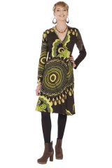 Robe pour Femme aux Imprimés Colorés et Ethniques Miray 285477