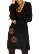 Robe pour femme ethnique et fashion avec broderies Salsa 313853