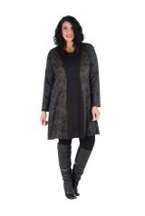 Robe tunique à col ample collection automne-hiver Heena 301410