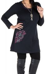 Robe tunique grande taille à imprimé floral Mariotte 301951