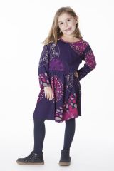Robe violette fun style espagnol pour enfant 287299
