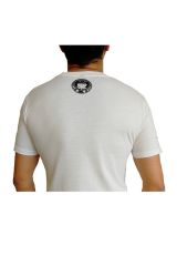 T-shirt blanc coupe droite avec logo nénuphar original Pat 297289