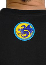 T-shirt homme en coton avec logo blue dragon noir Jessy 297242