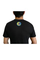 T-shirt homme en coton avec logo blue dragon noir Jessy 297243