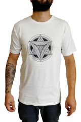 T-shirt homme en coton avec logo géométrique Jake 297260