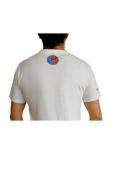 T-shirt homme en coton blanc avec Phoenix coloré Clayton 297249