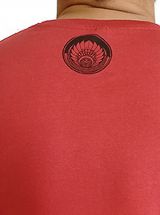 T-shirt Rouge en coton pour homme coupe droite et logo original maya James 297358
