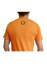 Tee-Shirt Orange à connotation Maya imprimé et Original Braddy 297493