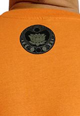 Tee-shirt pour homme Orange à tendance Zen Lotus et au col rond 297453