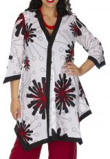 Tunique kimono été grande taille femme ethnique Frankenou